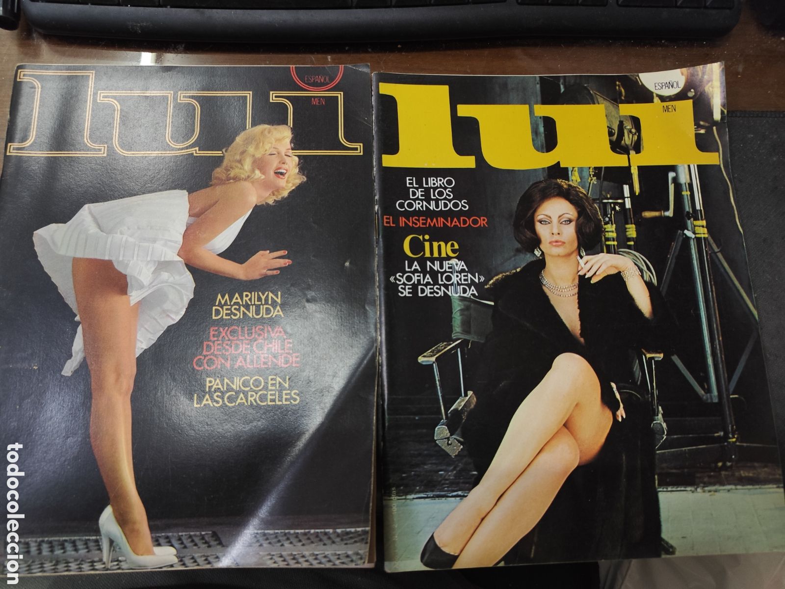 Coleccionismo de revistas y peri&oacute;dicos: Lote 3 ejemplares revista Erotica LUi. Edici&oacute;n espa&ntilde;ola. N.2,3 y 12