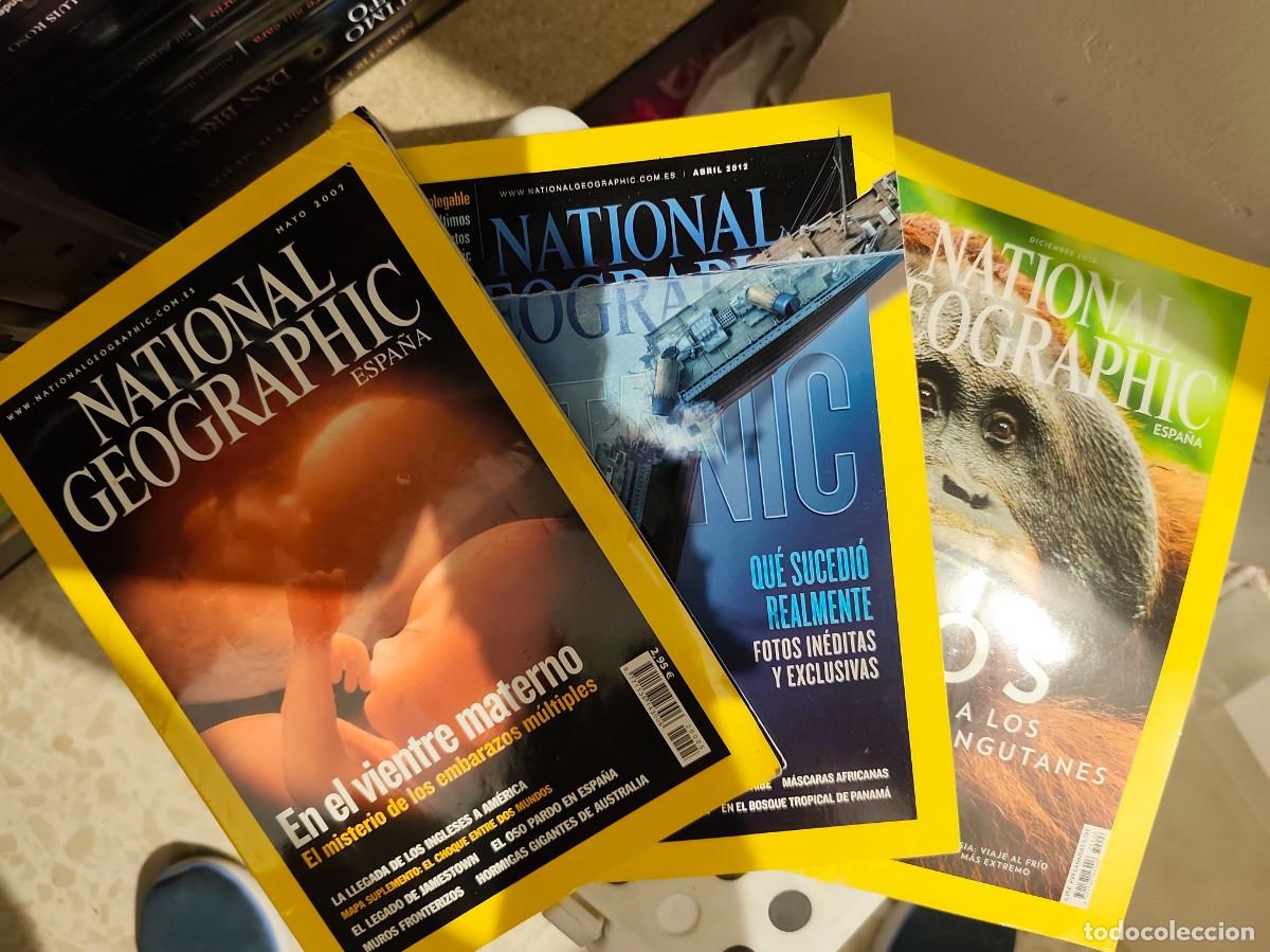 Coleccionismo de revistas y peri&oacute;dicos: 3 n&uacute;meros sueltos de la revista National Geographic