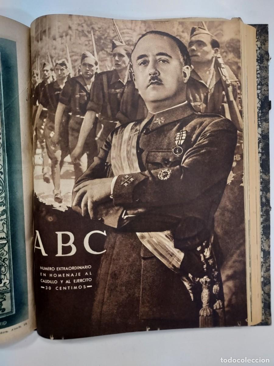 Collezionismo di Riviste e Giornali: PERIODICO ABC MADRID. TOMO CON 20 N&Uacute;MEROS MAYO 1939 INCLUIDO EXTRAORDINARIO HOMENAJE CAUDILLO