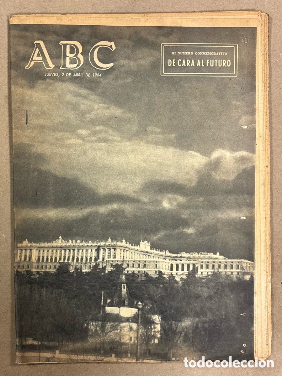 Coleccionismo de revistas y peri&oacute;dicos: ABC (2 DE ABRIL DE 1964). NUMERO EXTRAORDINARIO DE CARA AL FUTURO - 25 A&Ntilde;OS DE PAZ,,.,