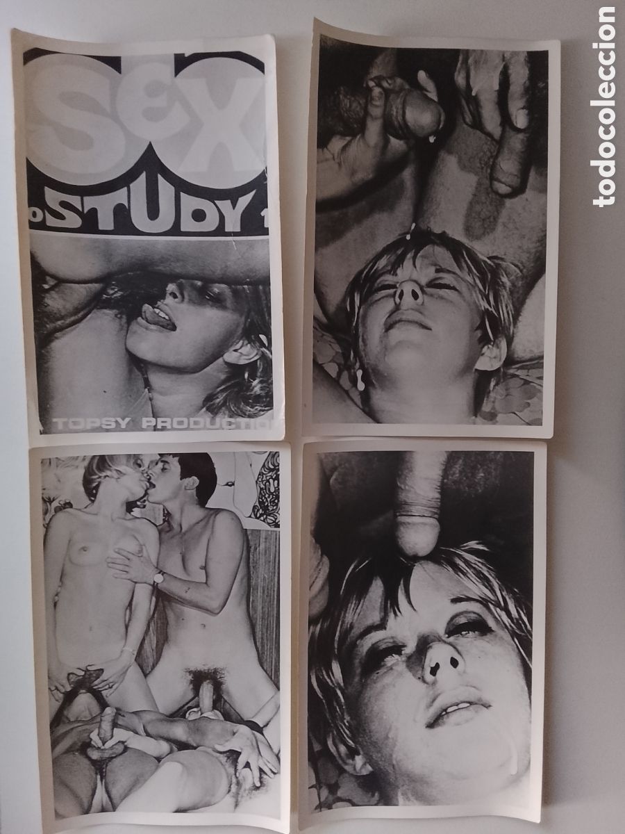 Collectionnisme de Revues et Journaux: Vintage 1970 Topsy Productions &ldquo;Sex Study 1&rdquo; Erotic Photo Set &ndash; 30 Original Photos