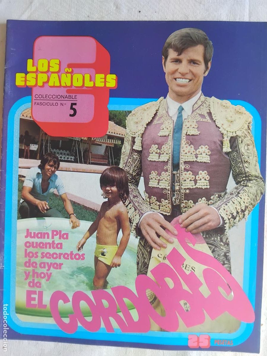Collezionismo di Riviste e Giornali: EL CORDOBES. COLECCIONABLE N&ordm; 5 DE LOS ESPA&Ntilde;OLES. 1972.