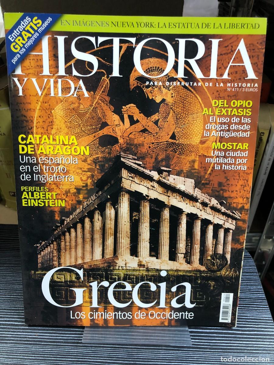 Collezionismo di Riviste e Giornali: Historia y Vida &mdash; N.&ordm; 411: Grecia: Los cimientos de Occidente