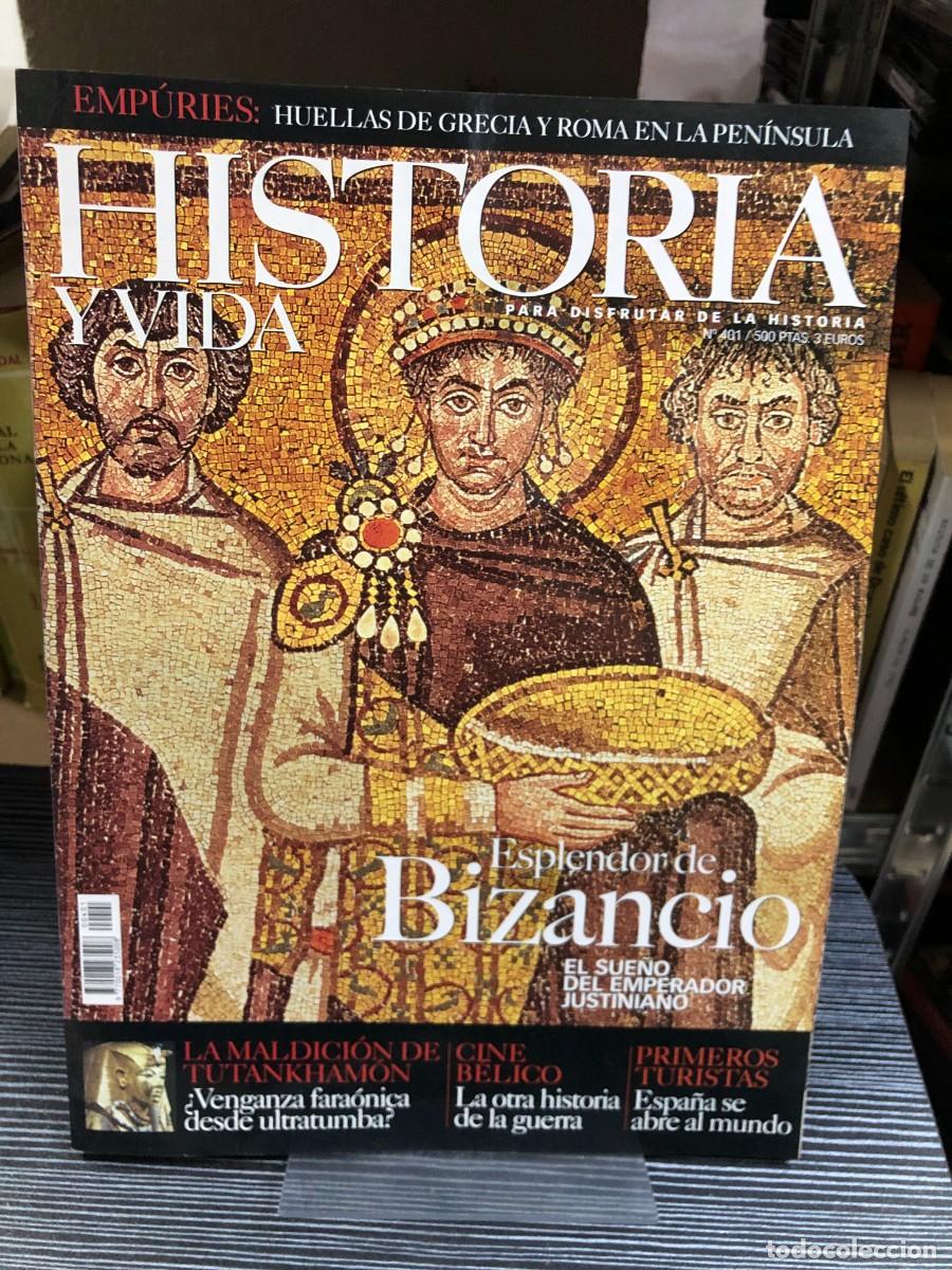 Collezionismo di Riviste e Giornali: Historia y Vida &mdash; N.&ordm; 401: Esplendor de Bizancio / Emp&uacute;ries