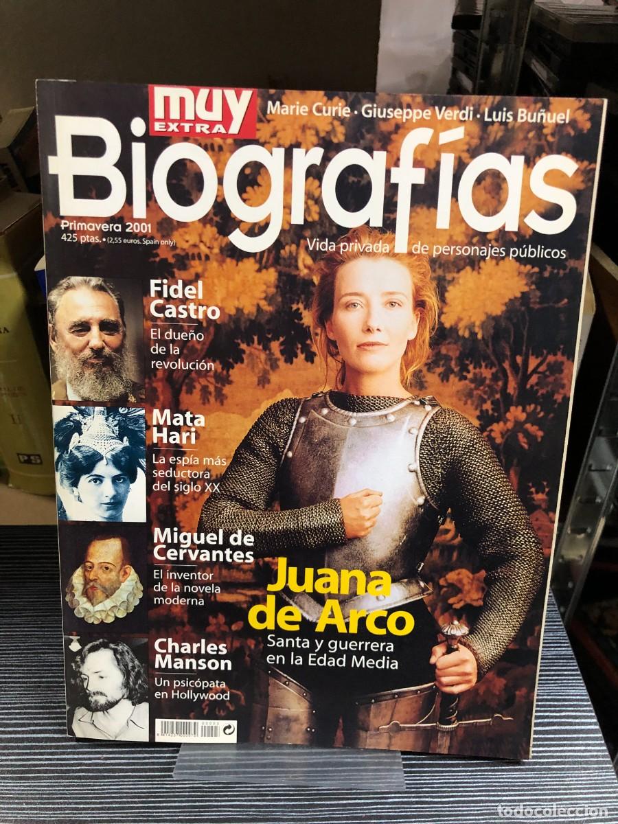 Collezionismo di Riviste e Giornali: Muy Extra Biograf&iacute;as &mdash; Primavera 2001: Juana de Arco: Santa y guerrera en la Edad Media