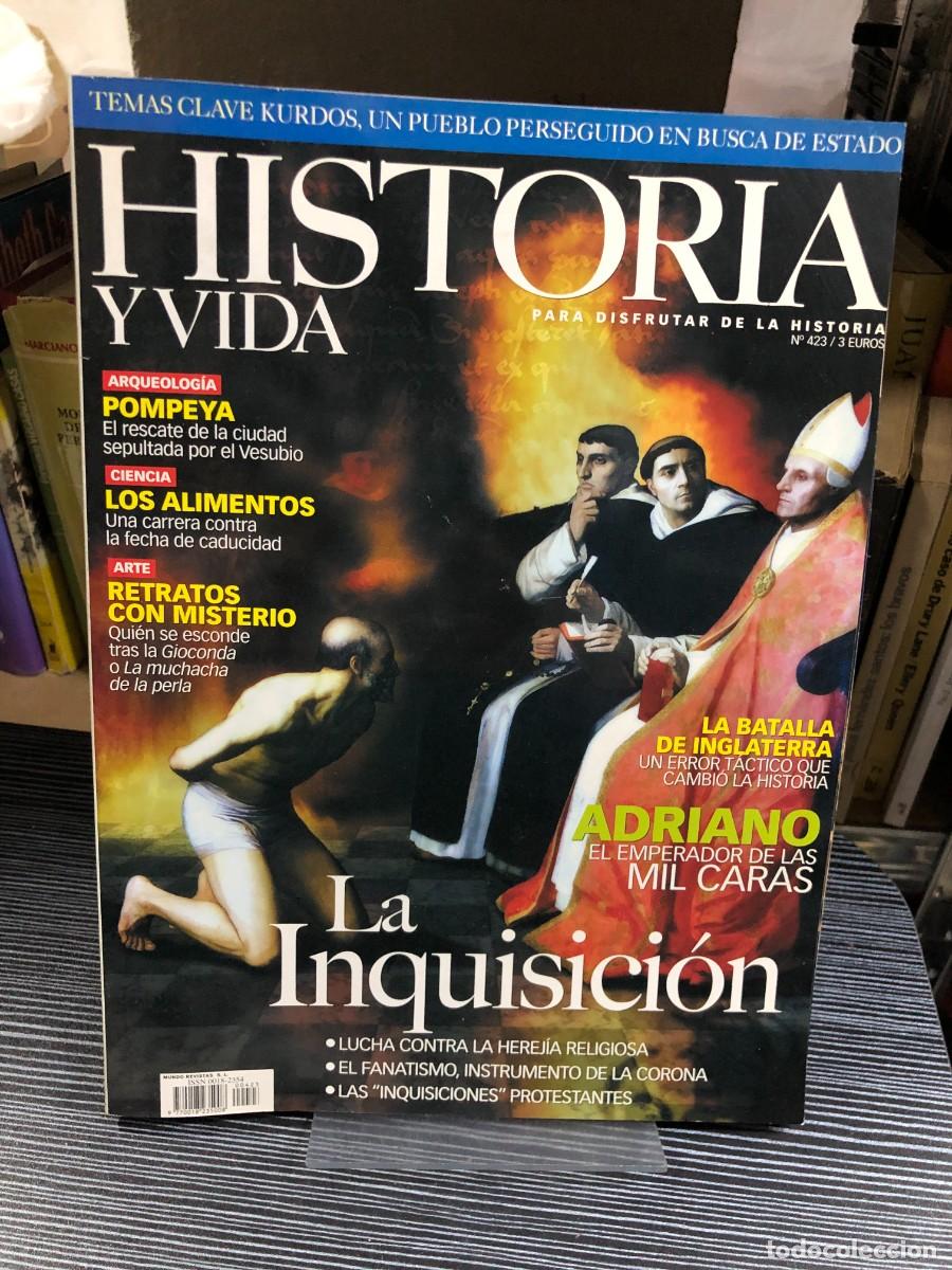 Collezionismo di Riviste e Giornali: Historia y Vida &mdash; N.&ordm; 423: La Inquisici&oacute;n / Adriano