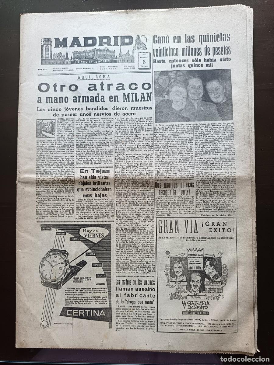 Coleccionismo de revistas y peri&oacute;dicos: MADRID - N&Uacute;MERO 5784 - 1957