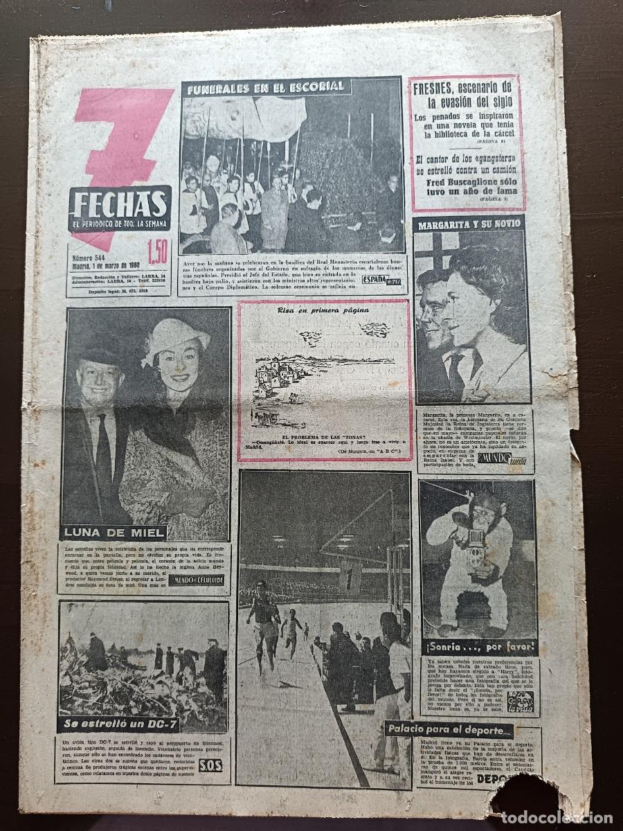 Coleccionismo de revistas y peri&oacute;dicos: 7 FECHAS - N&Uacute;MERO 544 - 1960