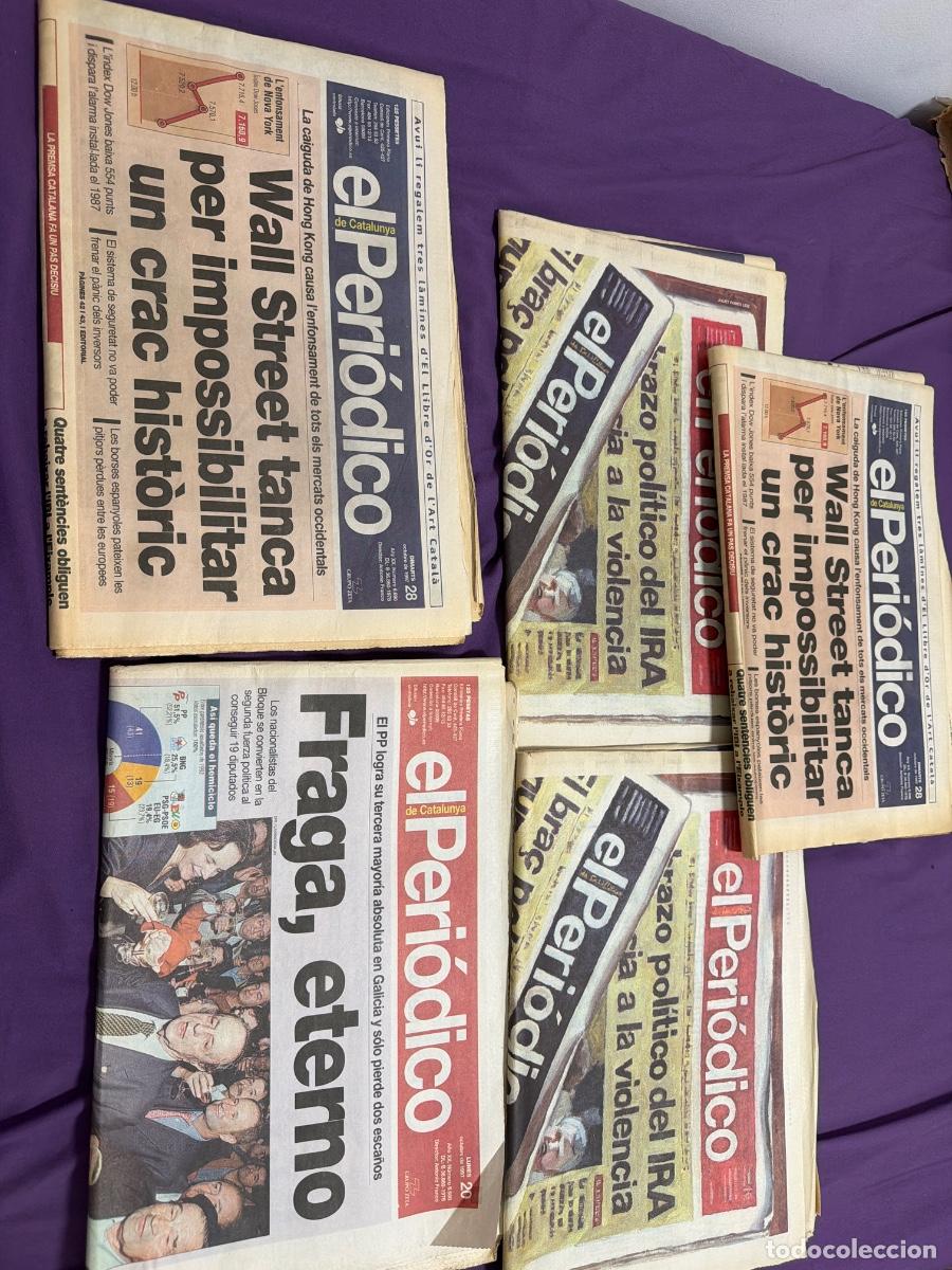 Coleccionismo de revistas y peri&oacute;dicos: Lote de periodicos del 1997