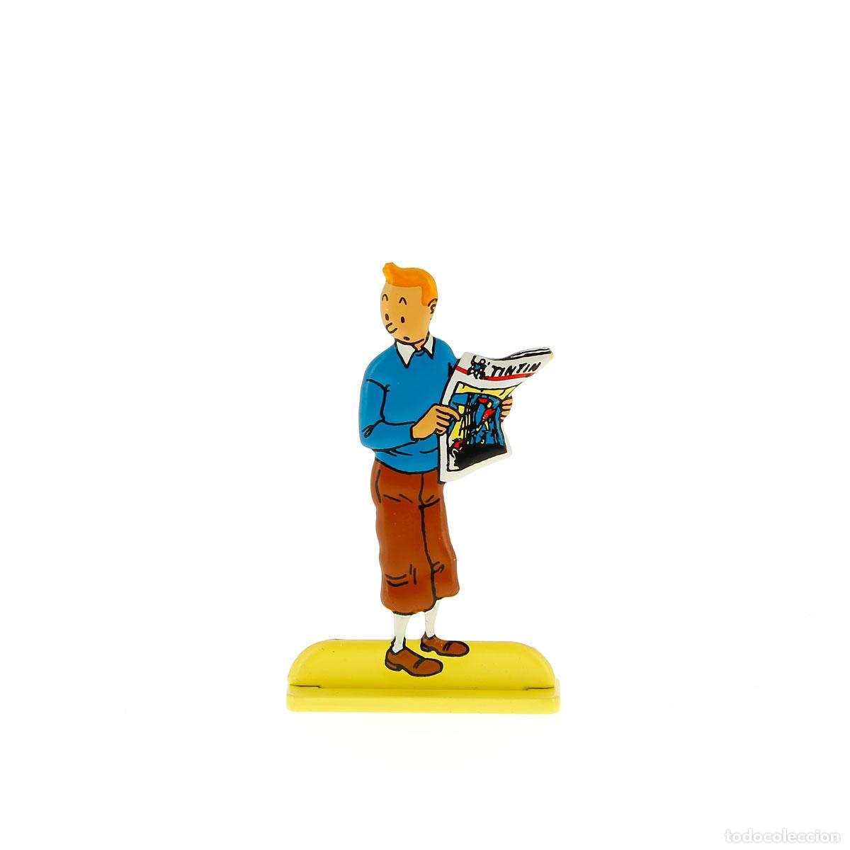 Coleccionismo de revistas y peri&oacute;dicos: Silueta metalica Tintin au journal en Le Petit Vingtieme (ref. #29225) - Varios