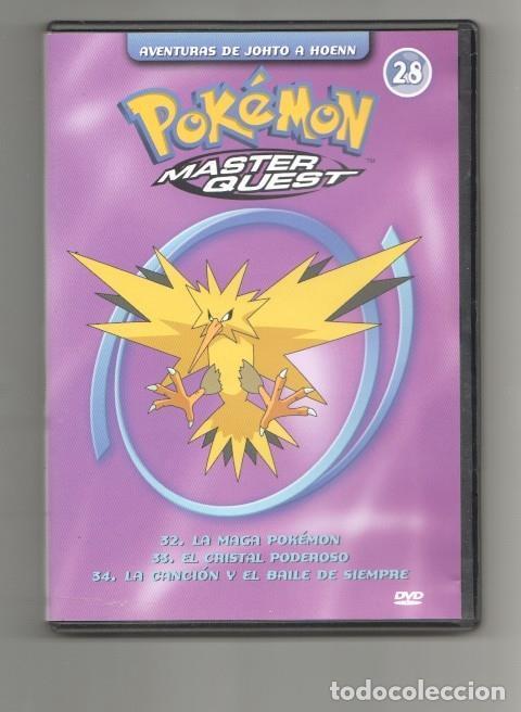 Coleccionismo de revistas y peri&oacute;dicos: DVD: Pokemon Master Quest - Aventuras de Johto a Hoenn 28 (contiene los capitulos de 32 a 34)