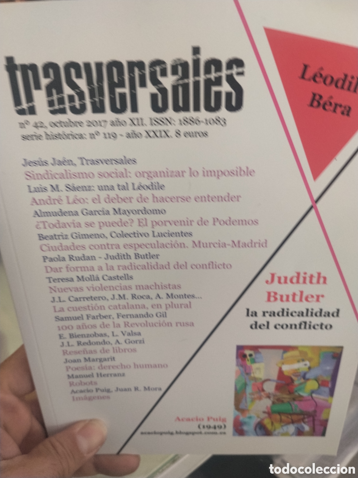 Coleccionismo de revistas y peri&oacute;dicos: Trasversales n. 42. Octubre 2017.