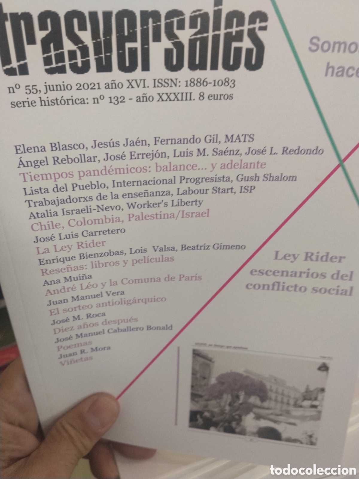 Coleccionismo de revistas y peri&oacute;dicos: Trasversales n. 132. Junio 2021