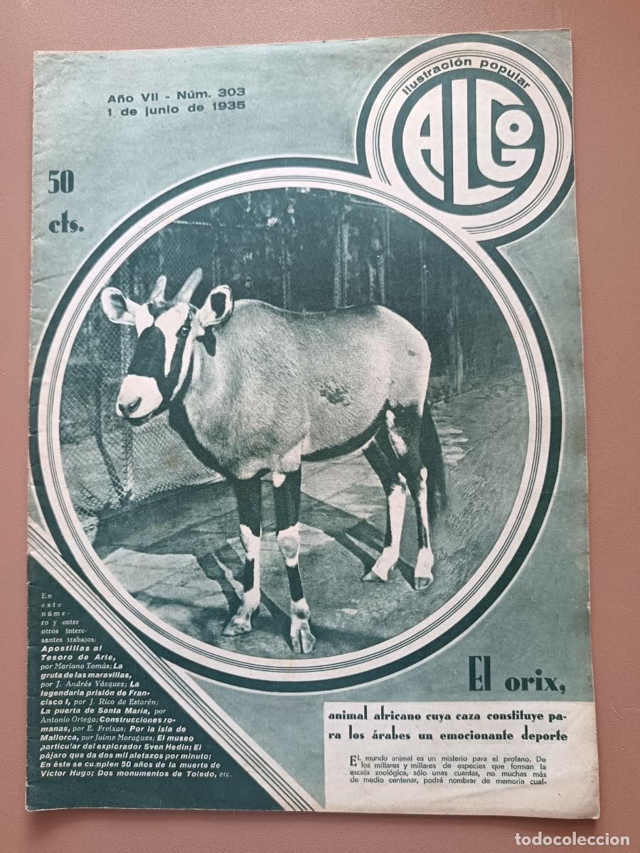 Coleccionismo de revistas y peri&oacute;dicos: ALGO - N&Uacute;MERO 303 - 1935