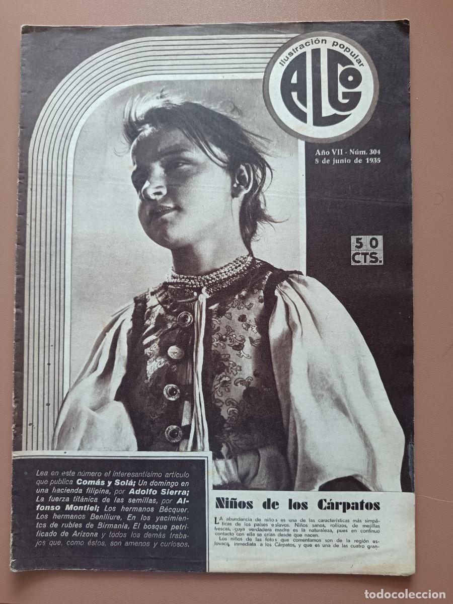 Coleccionismo de revistas y peri&oacute;dicos: ALGO - N&Uacute;MERO 304 - 1935