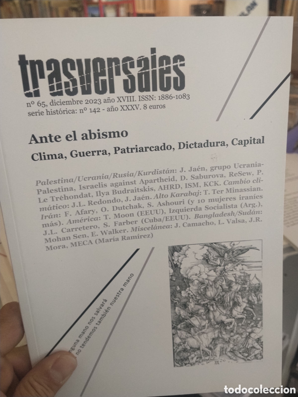 Coleccionismo de revistas y peri&oacute;dicos: Trasversales n. 65. Diciembre 2023