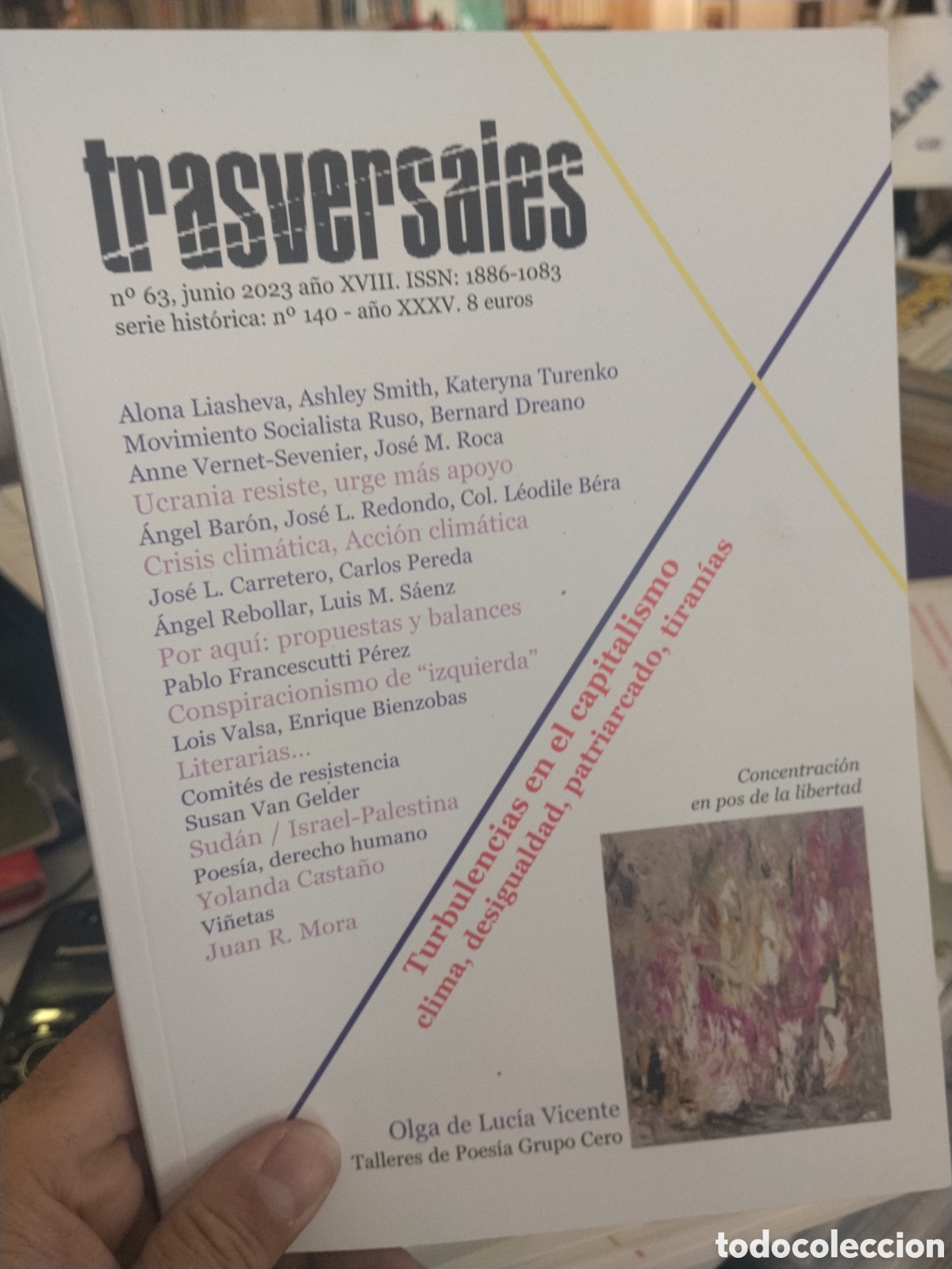 Coleccionismo de revistas y peri&oacute;dicos: Trasversales n. 63. Junio 2023