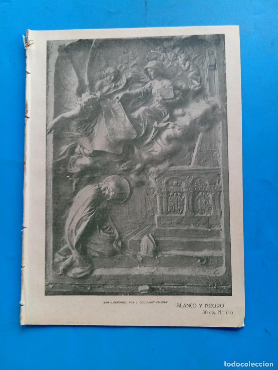 Coleccionismo de revistas y peri&oacute;dicos: BLANCO Y NEGRO. N&ordm; 716. A&Ntilde;O 1905. MISTERIOS DEL TERM&Oacute;METRO. ESCENAS MADRILE&Ntilde;AS. UN PROBLEMA A.. LEER