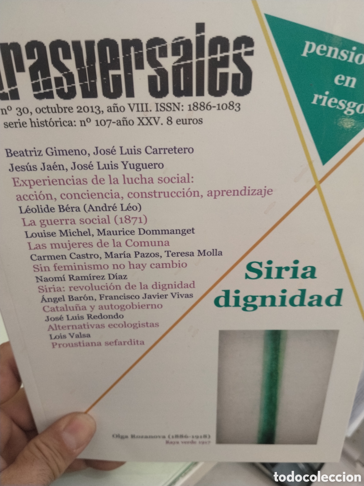 Collectionnisme de Revues et Journaux: Trasversales n. 30. Octubre 2013