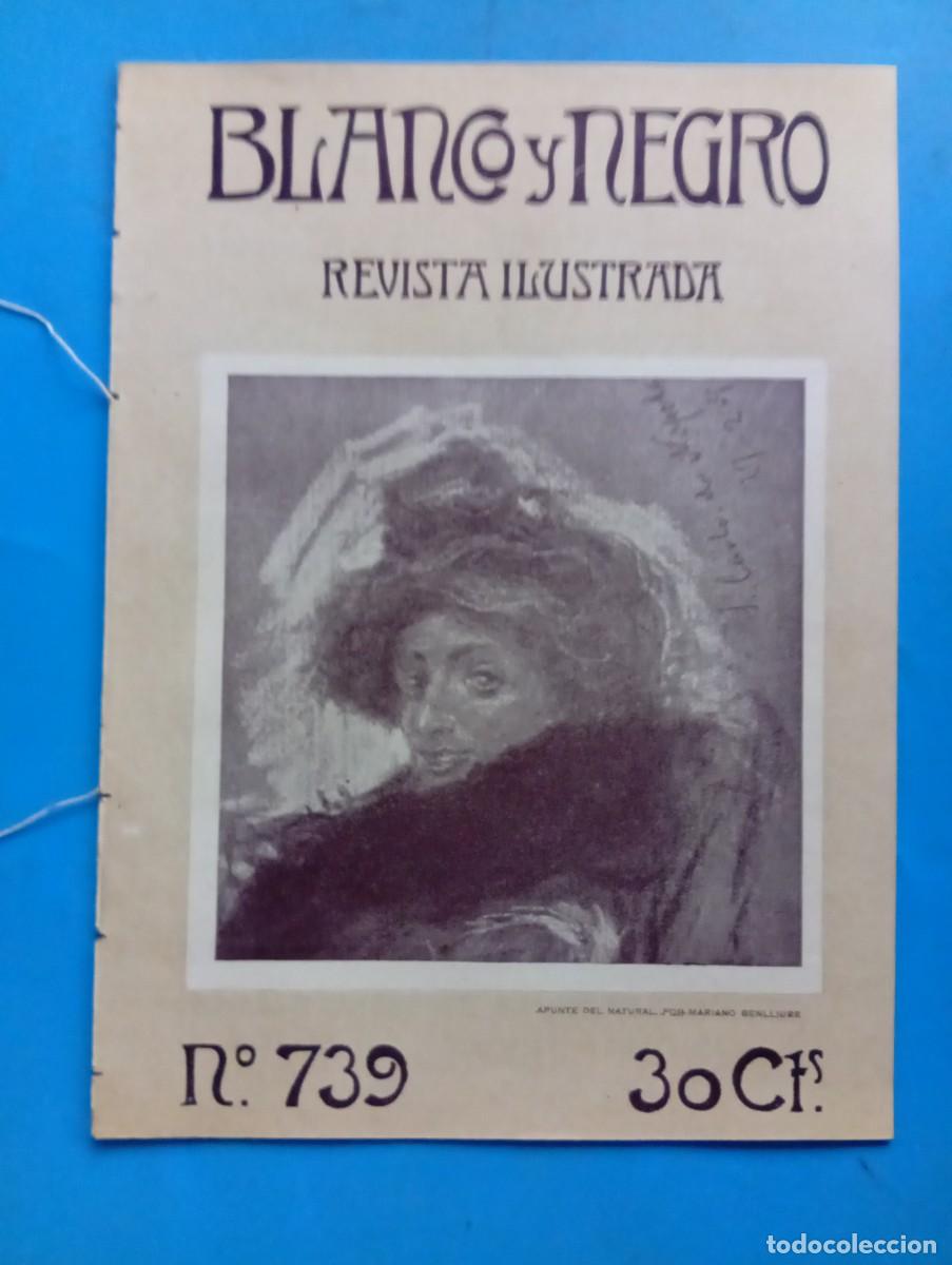 Coleccionismo de revistas y peri&oacute;dicos: BLANCO Y NEGRO. N&ordm; 739. A&Ntilde;O 1905. UN GRUPO MONUMENTAL. LAS INDIAS DE TEHUANTEPEC (M&Eacute;XICO)... LEER