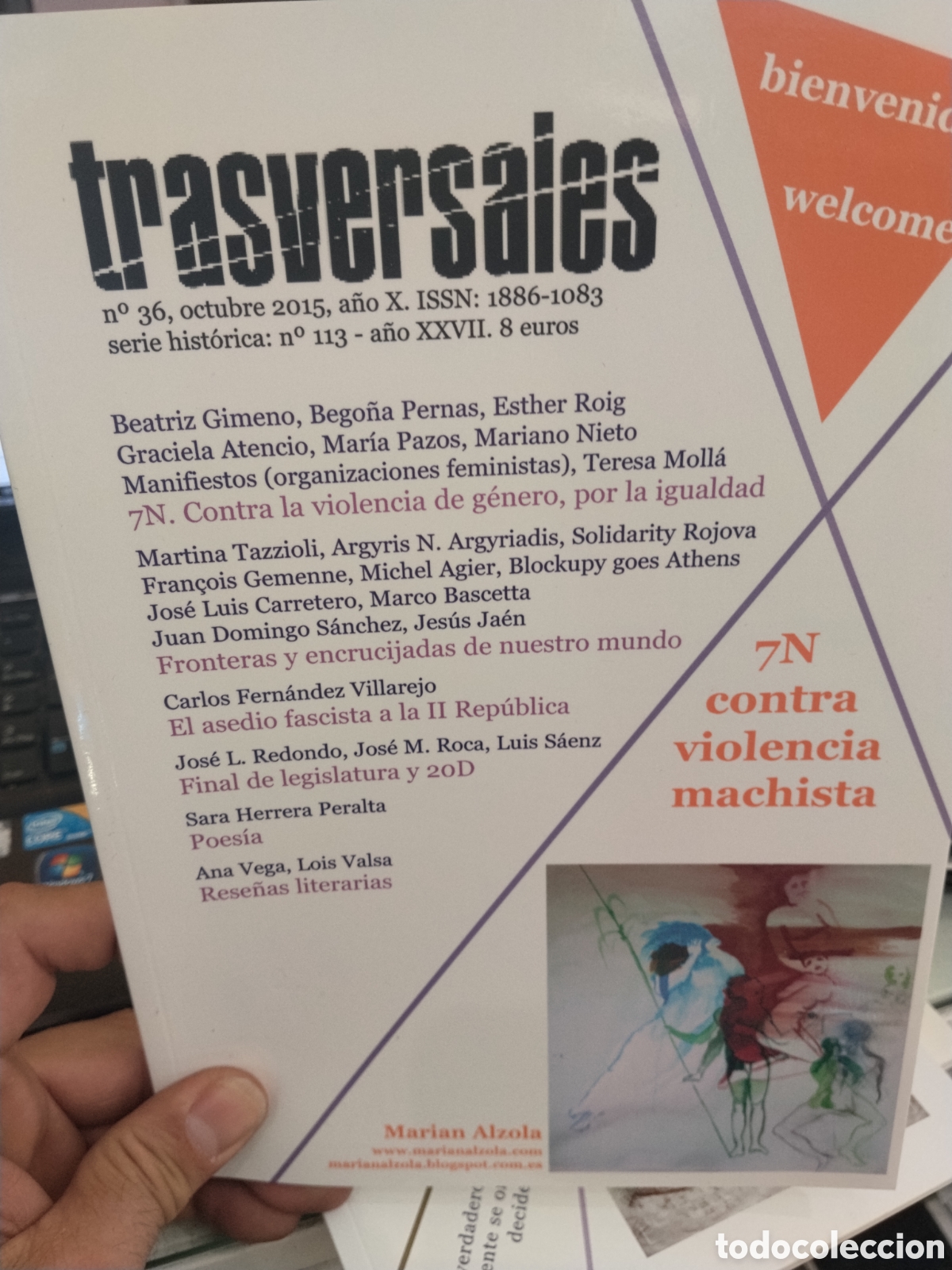 Collectionnisme de Revues et Journaux: Trasversales n. 36. Octubre 2015
