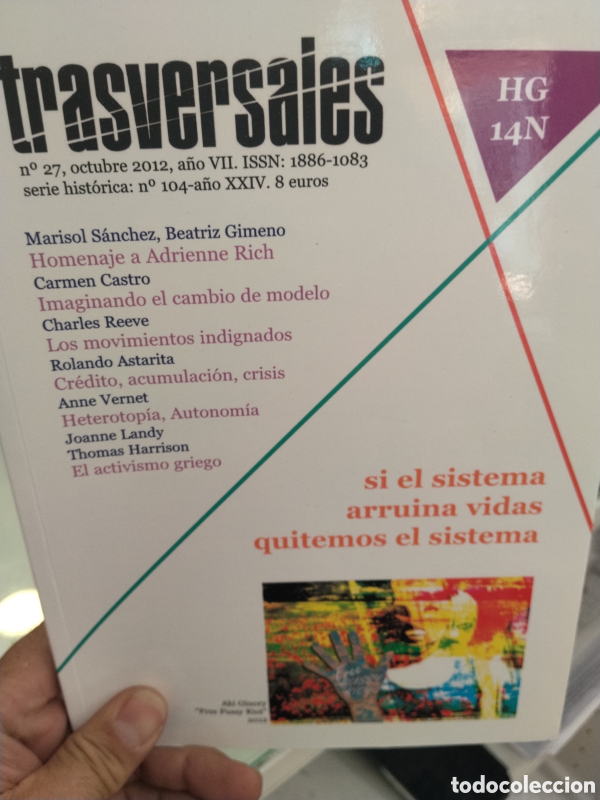 Collectionnisme de Revues et Journaux: Trasversales n. 27. Octubre 2012