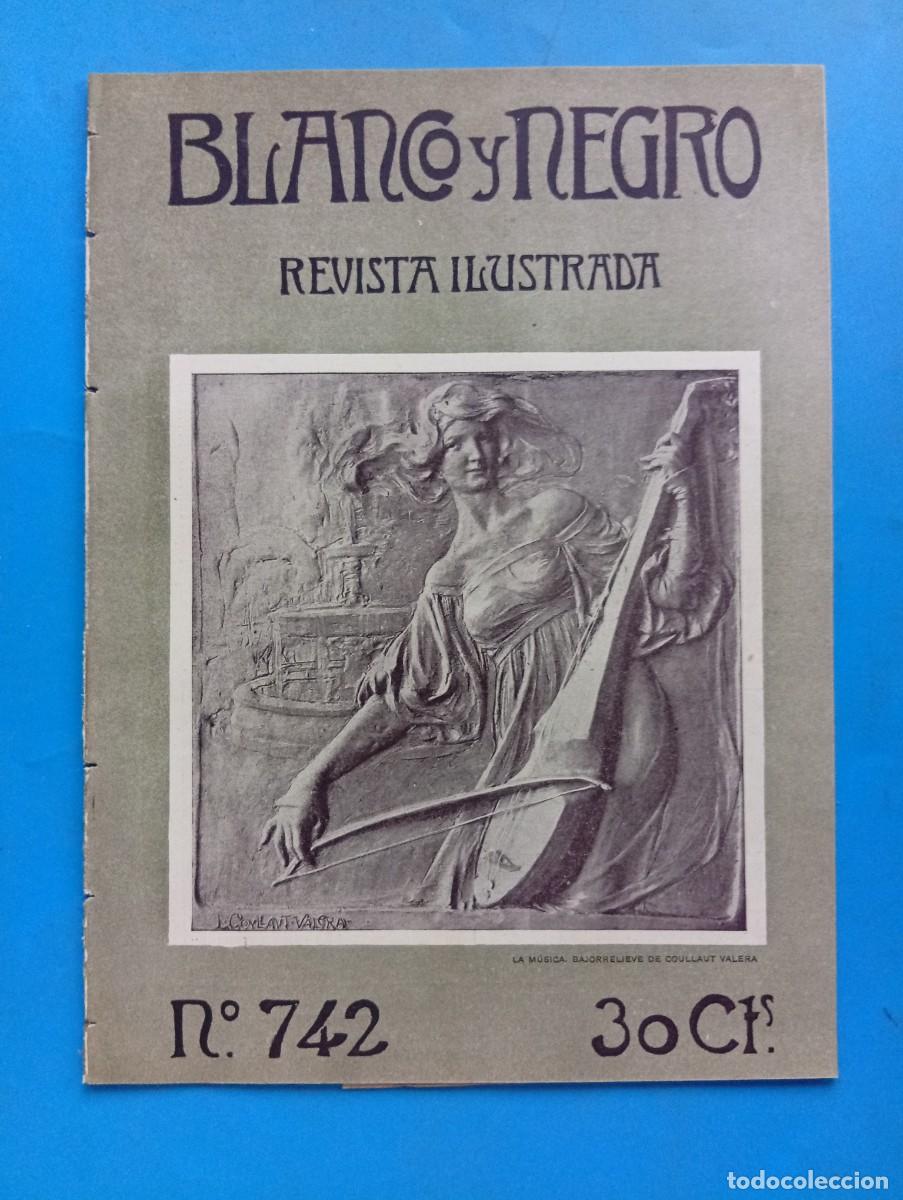 Coleccionismo de revistas y peri&oacute;dicos: BLANCO Y NEGRO. N&ordm; 742. A&Ntilde;O 1905. DON RAIMUNDO FERN&Aacute;NDEZ VILLAVERDE. DEPORTES VERANIEGOS, EL .. LEER