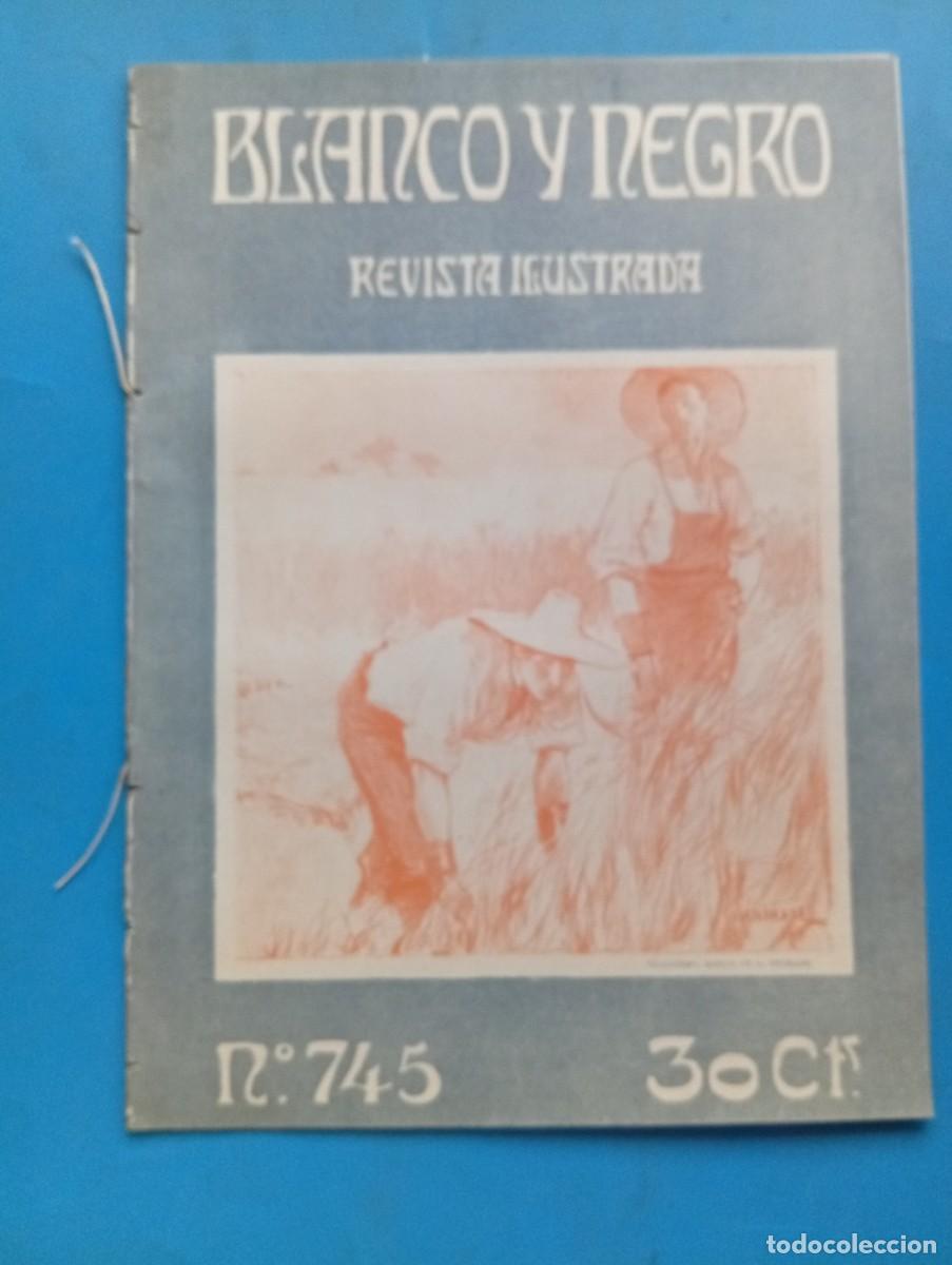 Coleccionismo de revistas y peri&oacute;dicos: BLANCO Y NEGRO. N&ordm; 745. A&Ntilde;O 1905. LA EMPERATRIZ DE ALEMANIA. EL AGOSTO DE ANTA&Ntilde;O Y EL DE HOGA.. LEER