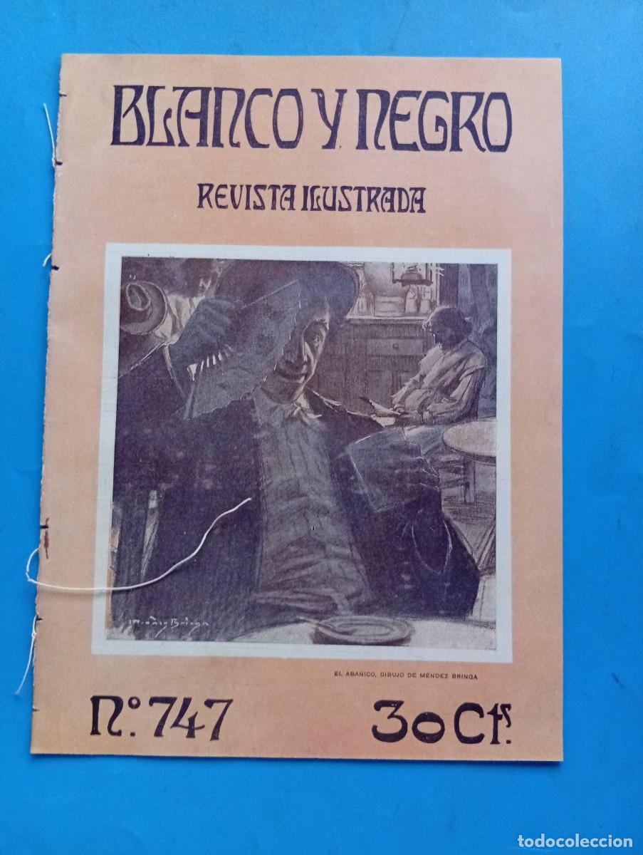 Coleccionismo de revistas y peri&oacute;dicos: BLANCO Y NEGRO. N&ordm; 747. A&Ntilde;O 1905. CARLOS I DE INGLATERRA. RECUERDOS DE UNA GRAN DAMA. TAPICES.. LEER