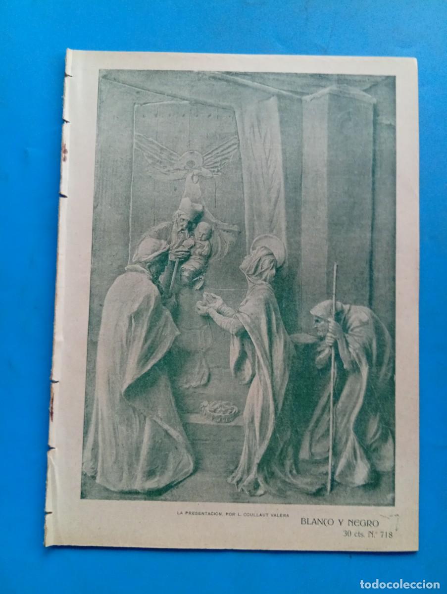 Coleccionismo de revistas y peri&oacute;dicos: BLANCO Y NEGRO. N&ordm; 718. A&Ntilde;O 1905. EL INVIERNO EN EL NORTE DE EUROPA. TIPOS RUSOS. MYRIAM HARR.. LEER