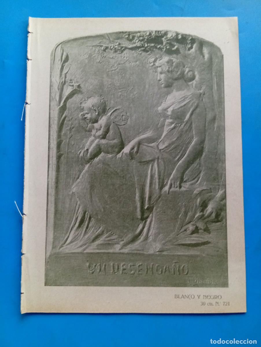Coleccionismo de revistas y peri&oacute;dicos: BLANCO Y NEGRO. N&ordm; 721. A&Ntilde;O 1905. EN CASA DE GORKY. LOS REGALOS DEL NI&Ntilde;O DE REG&Uacute;LEZ. EL CASTI.. LEER