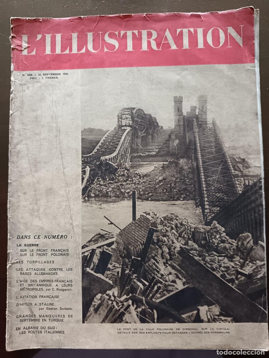 Coleccionismo de revistas y peri&oacute;dicos: L&acute;ILUSTRATION-5038- 1939 (FRANCIA)