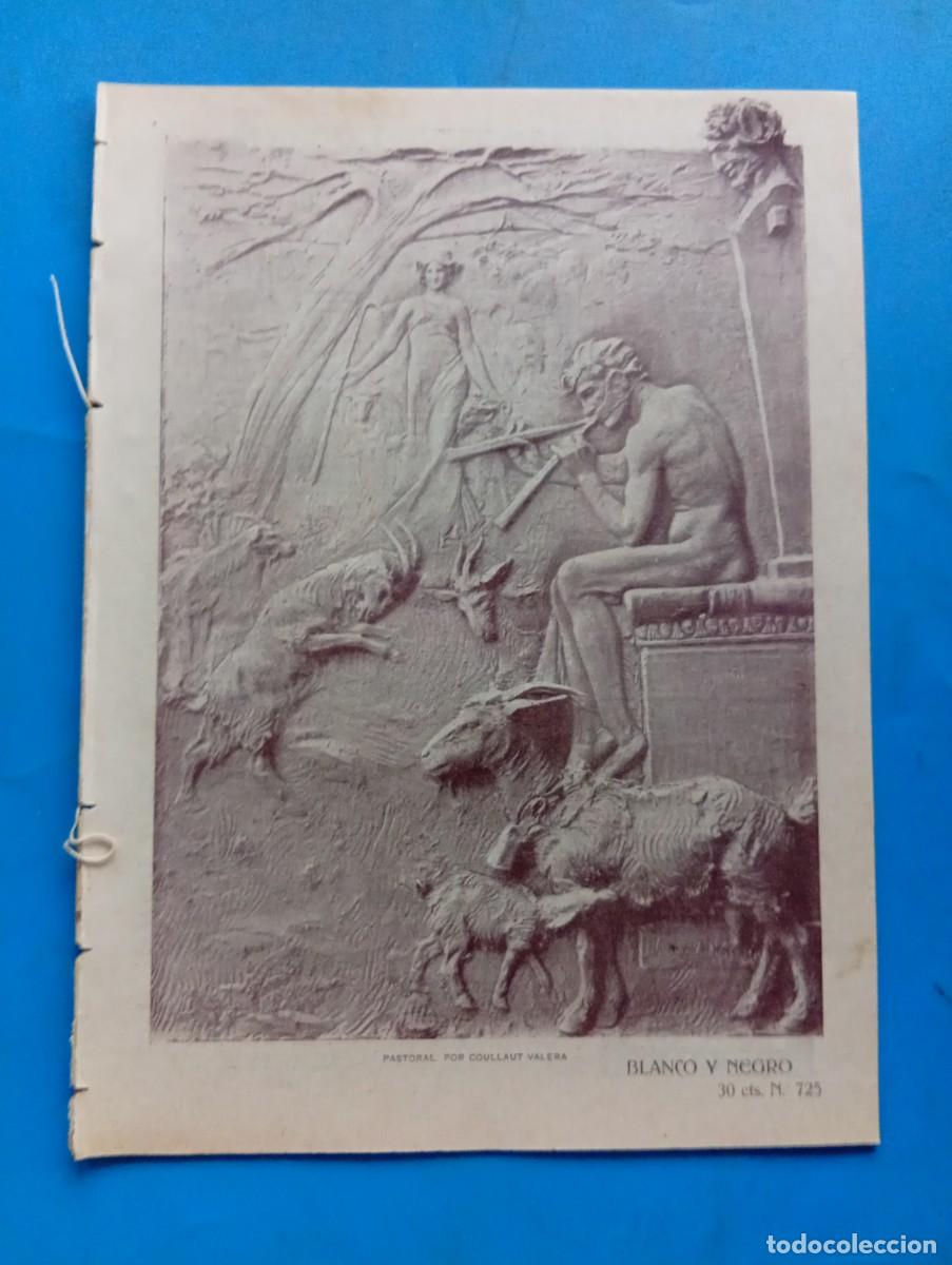 Coleccionismo de revistas y peri&oacute;dicos: BLANCO Y NEGRO. N&ordm; 725. A&Ntilde;O 1905. EL HOMENAJE A ECHEGARAY. MANIFESTACI&Oacute;N EN EL PALACIO DE BIB.. LEER