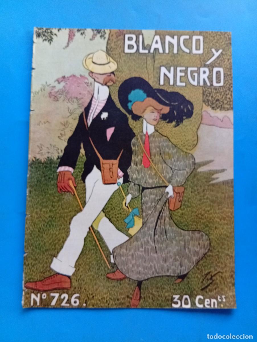 Coleccionismo de revistas y peri&oacute;dicos: BLANCO Y NEGRO. N&ordm; 726. A&Ntilde;O 1905. JULIO VERNE. CARMEN ROJO HERR&Aacute;IZ. LOS TRAJES EN EL TEATRO. .. LEER