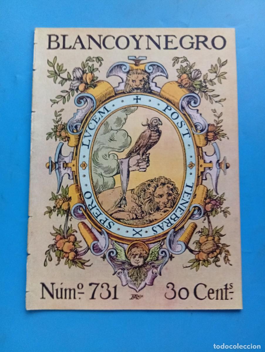 Coleccionismo de revistas y peri&oacute;dicos: BLANCO Y NEGRO. N&ordm; 731. A&Ntilde;O 1905. LA TIERRA DE DON QUIJOTE. LA MARQUESA DE SQUILACHE. LOS FES.. LEER