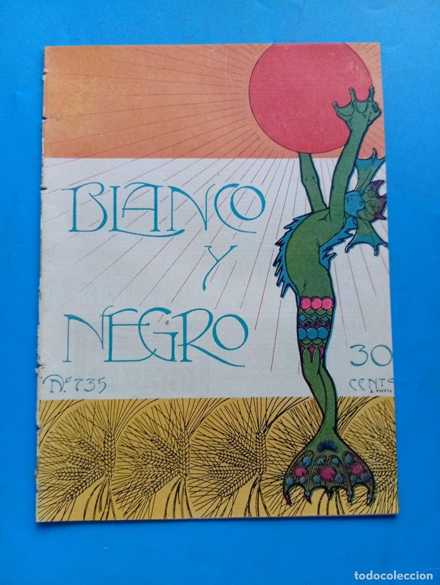 Coleccionismo de revistas y peri&oacute;dicos: BLANCO Y NEGRO. N&ordm; 735. A&Ntilde;O 1905. EL HONOR CONTRA LA CONCIENCIA. EL REY EN PAR&Iacute;S. SAN JUAN DE.. LEER