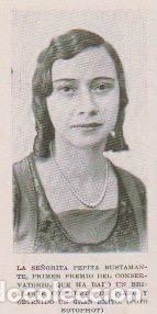 Coleccionismo de revistas y peri&oacute;dicos: La pianista Pepita Bustamente, premio del Conservatorio - 1930