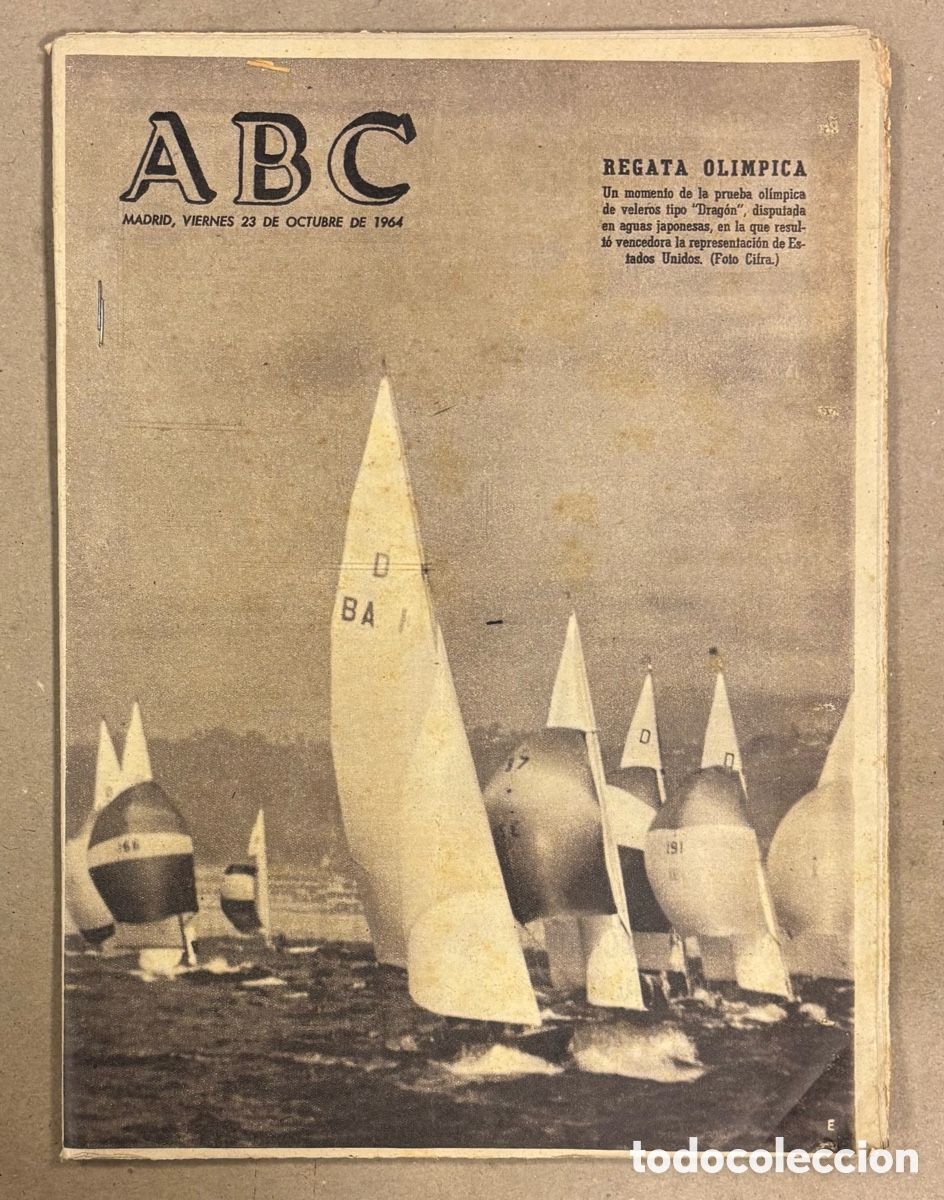 Coleccionismo de revistas y peri&oacute;dicos: ABC (23 DE OCTUBRE DE 1964). REAGTA OL&Iacute;MPICA, ANUNCIOS DE ESTRENOS DE PEL&Iacute;CULAS Y TEATRO,&hellip;