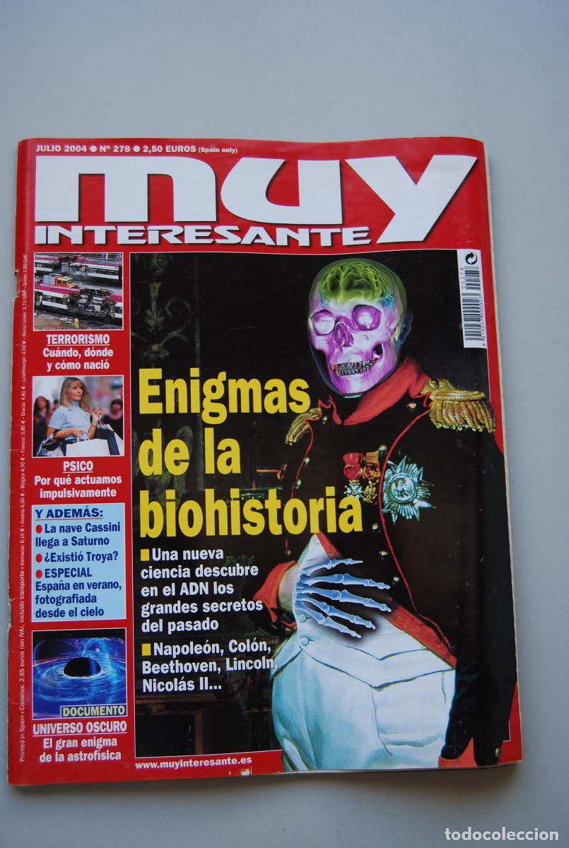 Coleccionismo de revistas y peri&oacute;dicos: MUY INTERESANTE.NUM.278-2004: ENIGMAS DE LA BIOHISTORIA-UNIVERSO OSCURO-EXISTI&Oacute; TROYA?-CASSINI