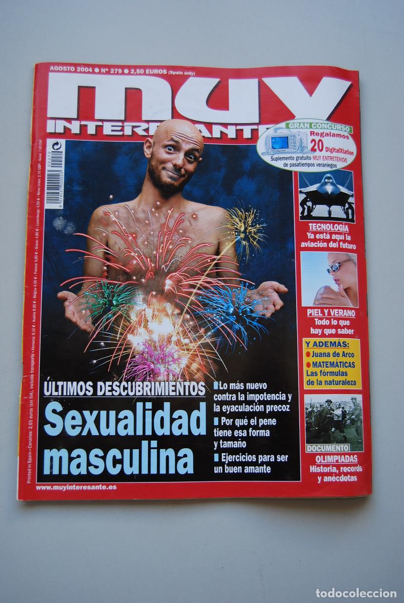Coleccionismo de revistas y peri&oacute;dicos: MUY INTERESANTE.NUM.279-2004: SEXUALIDAD MASCULINA-OLIMPIADAS-PIEL Y VERANO-AVIACION DEL FUTURO