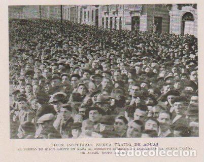 Coleccionismo de revistas y peri&oacute;dicos: * GIJ&Oacute;N, Asturias * Nueva tra&iacute;da de aguas - 1930