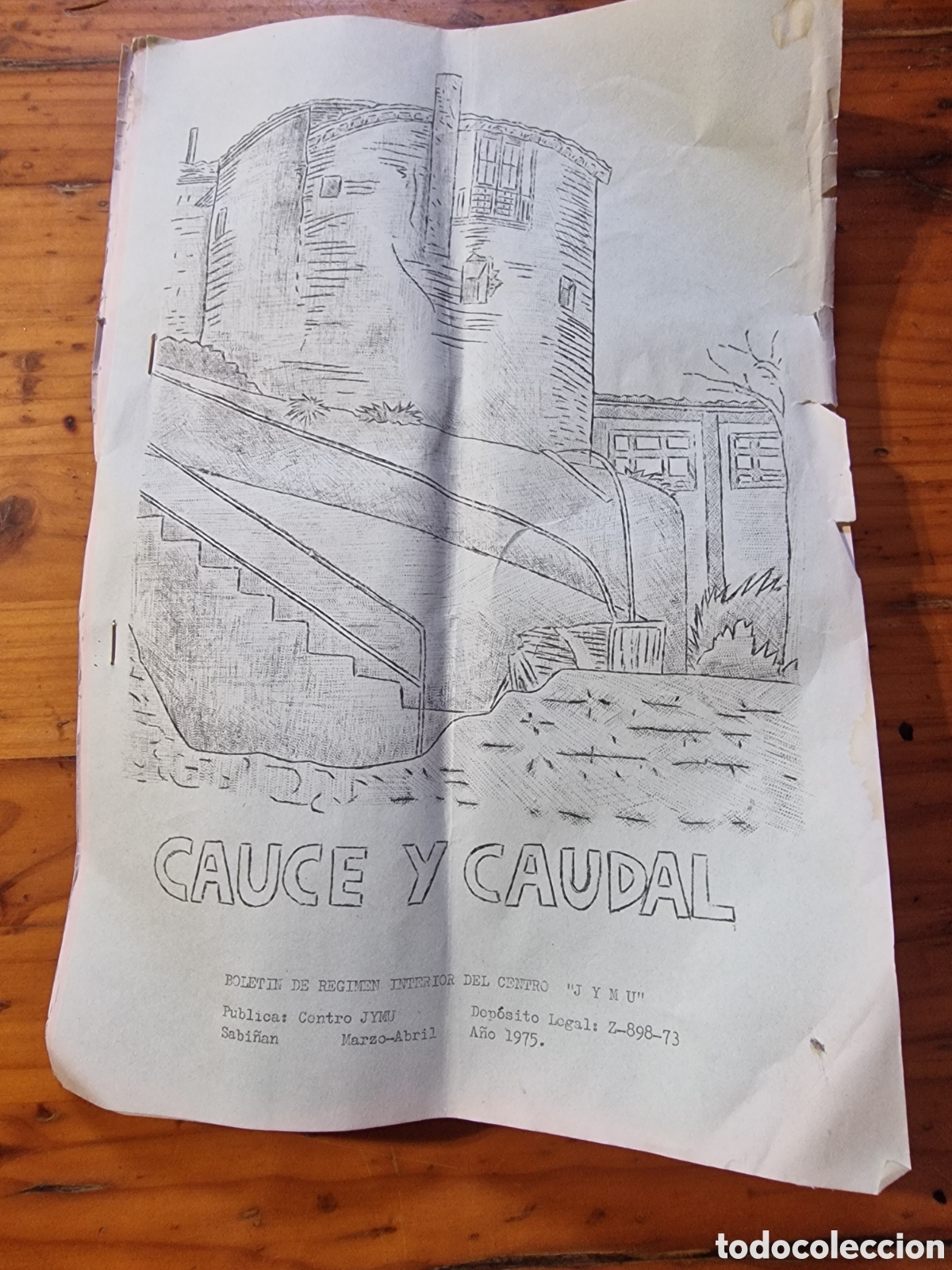 Coleccionismo de revistas y peri&oacute;dicos: Bolet&iacute;n cauce y caudal,a&ntilde;o 1975