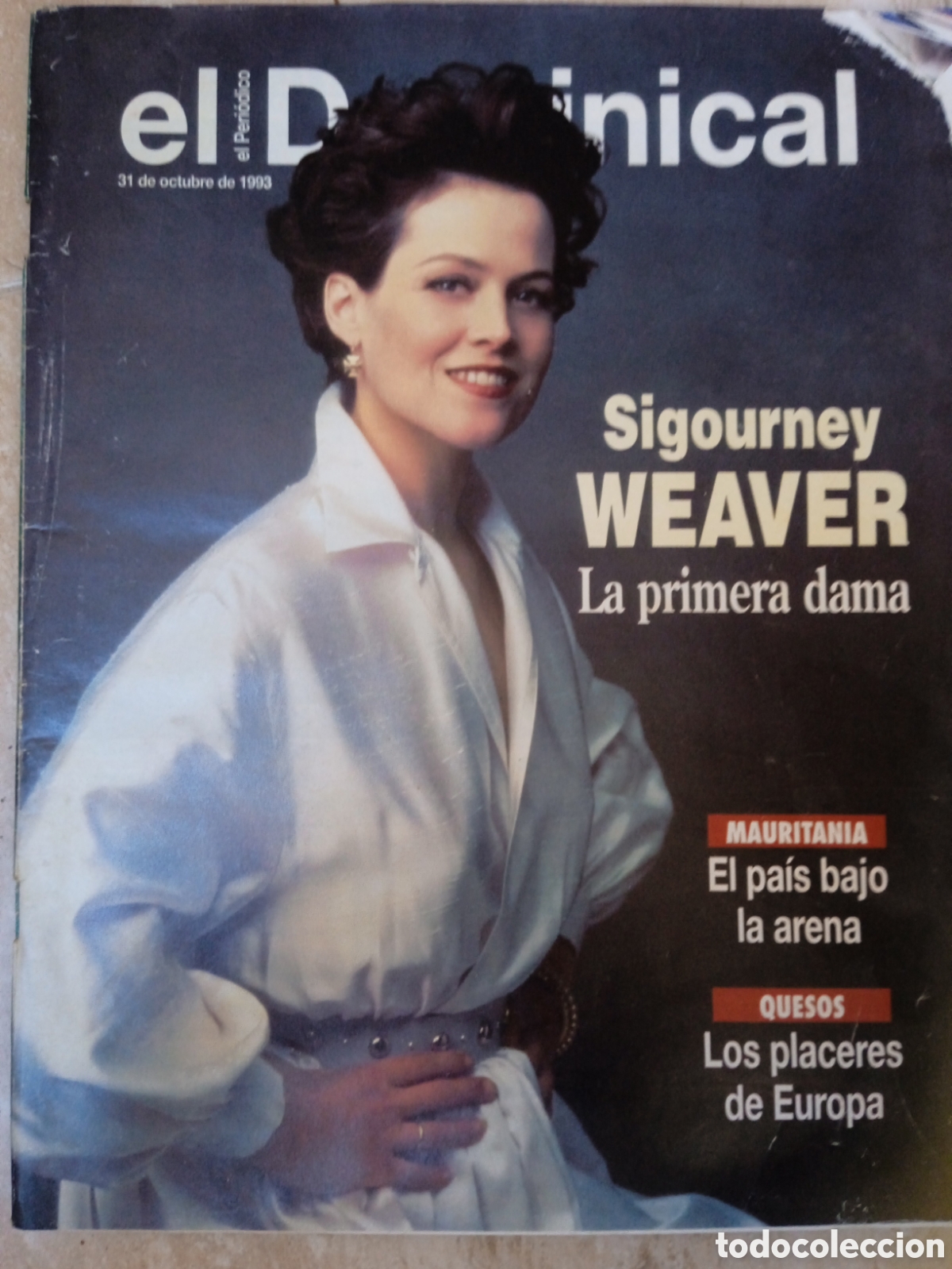 Coleccionismo de revistas y peri&oacute;dicos: El Dominical: Sigourney Weaver-Eton - Catalogo Expo Electr&oacute;nica El Corte Ingl&eacute;s 1993