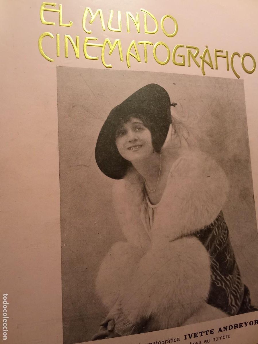Coleccionismo de revistas y peri&oacute;dicos: El mundo cinematogr&aacute;fico.Barcelona.1914.