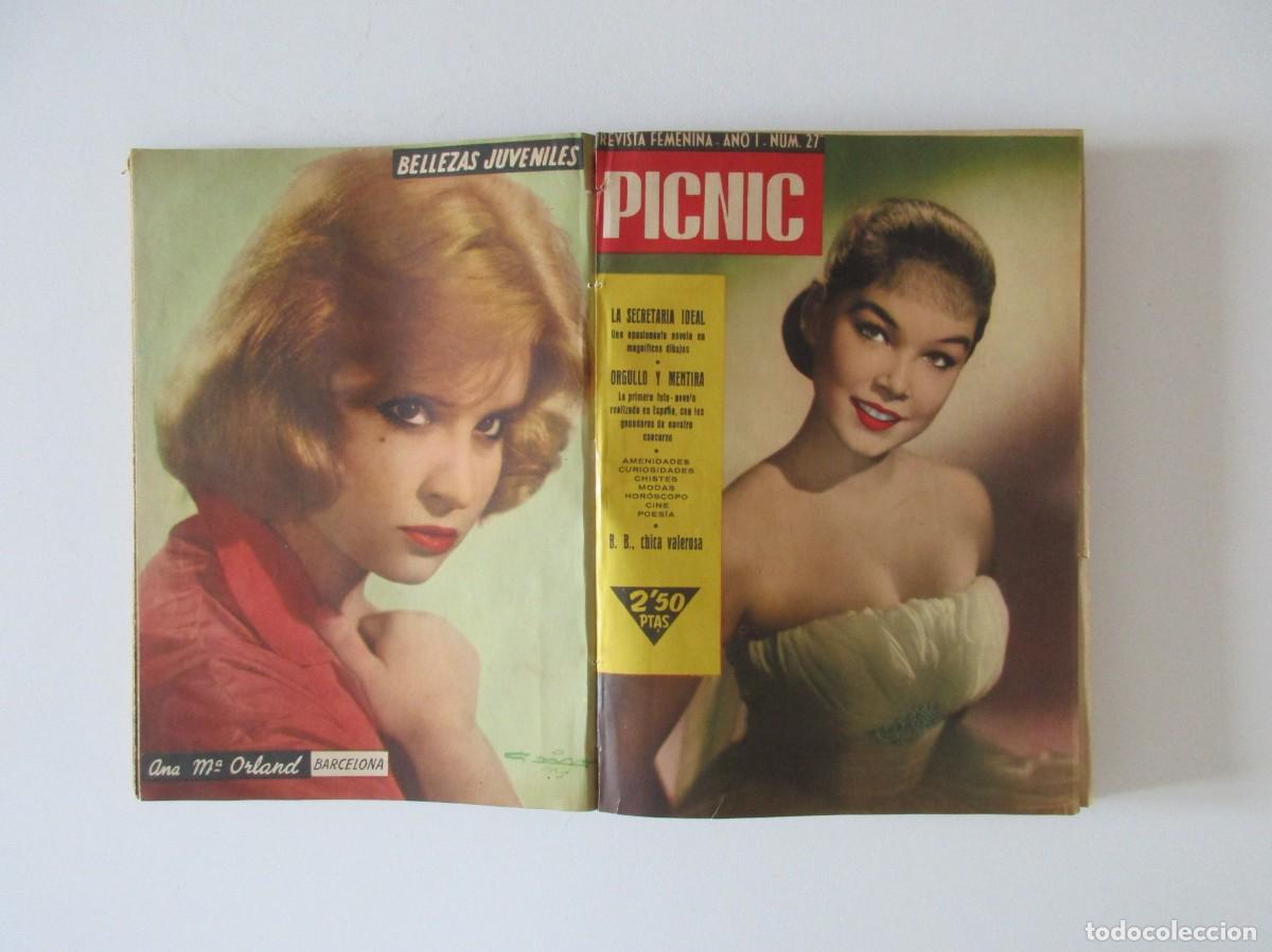 Collezionismo di Riviste e Giornali: LOTE 20 REVISTAS PICNIC - REVISTA FEMENINA A&Ntilde;OS 50