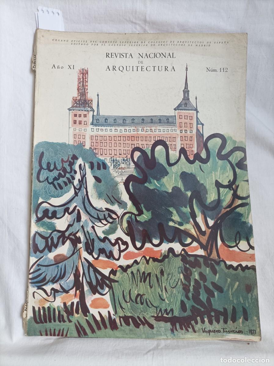 Coleccionismo de revistas y peri&oacute;dicos: REVISTA NACIONAL DE ARQUITECTURA. A&ntilde;o XI. Num 112. 1957. Vaquero Turcios. BURGOS