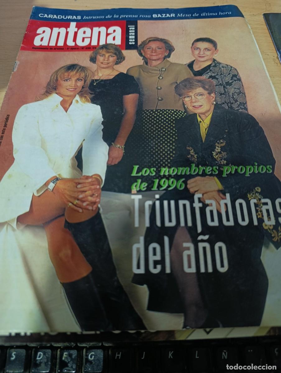 Coleccionismo de revistas y peri&oacute;dicos: SUPLEMNTO DE REVISTA SEMANAL. ANTENA.LOS NOMBRES PROPIOS DE 1996 TRIUNDADORAS DEL A&Ntilde;O. C1R