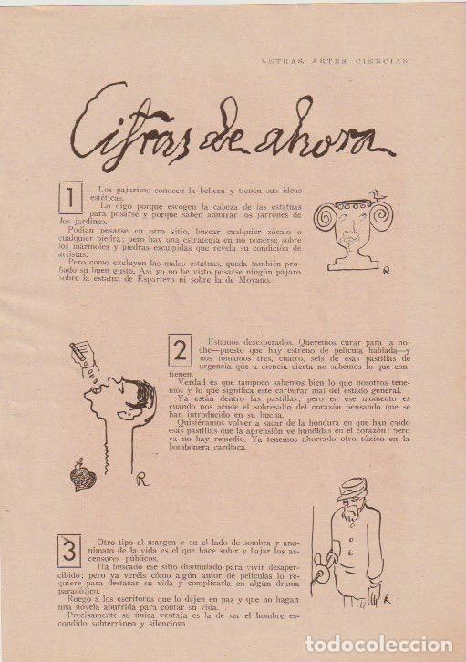 Coleccionismo de revistas y peri&oacute;dicos: Cifras de ahora / Ram&oacute;n G&oacute;mez de la Serna - 1930