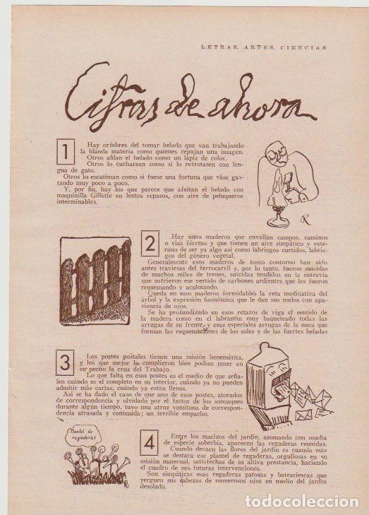 Coleccionismo de revistas y peri&oacute;dicos: Cifras de ahora / Ram&oacute;n G&oacute;mez de la Serna - 1930