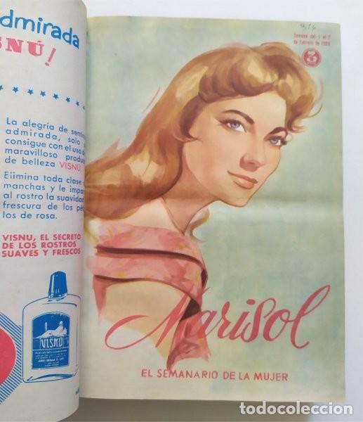 Coleccionismo de revistas y peri&oacute;dicos: Marisol. El semanario de la mujer. Encudernado a&ntilde;o 1960 completo